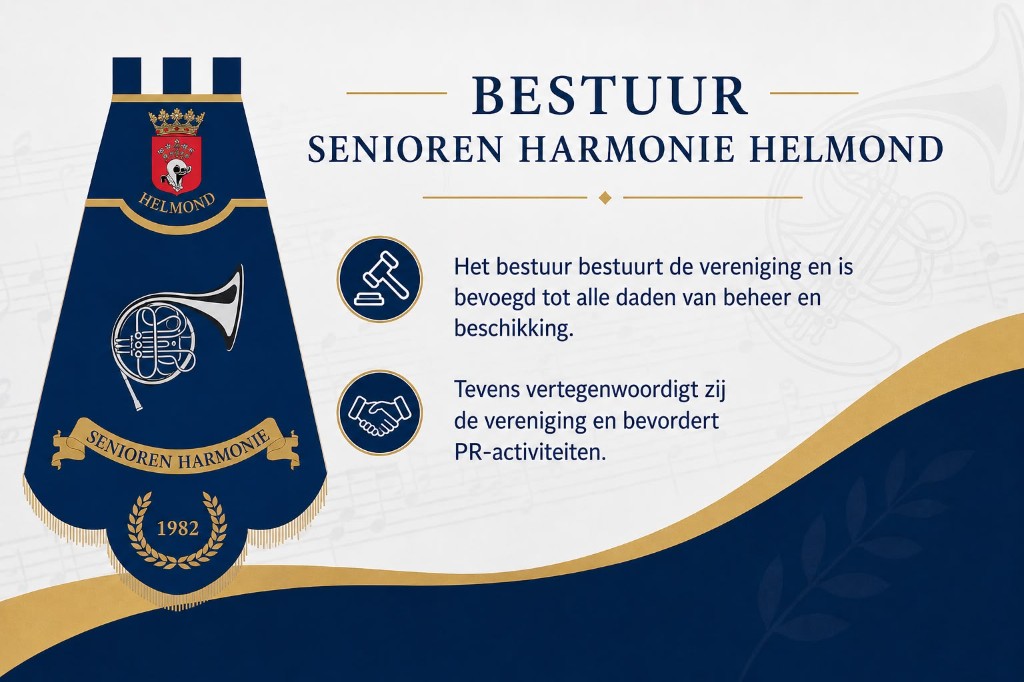 Taken van het bestuur van Senioren Harmonie Helmond